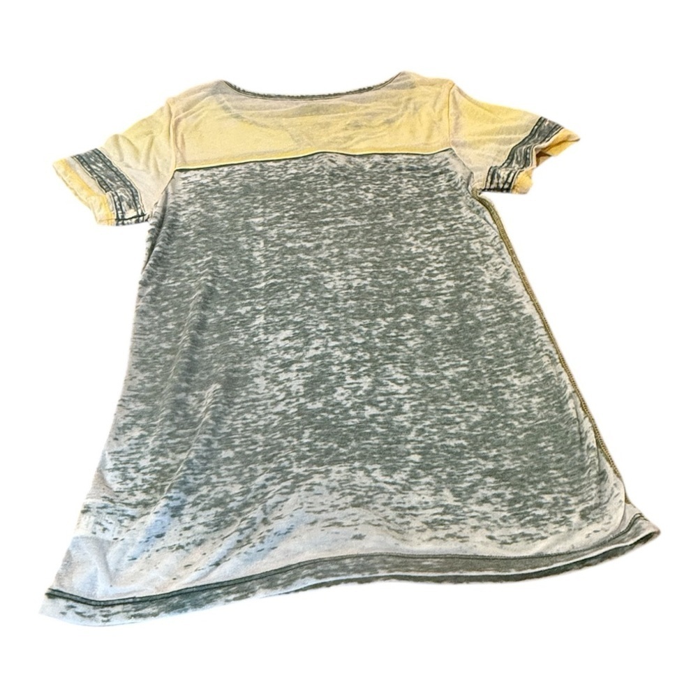 NFL Team Apparel Green Bay Packers Green Gold Burn Out top Medium - Picture 4 of 7